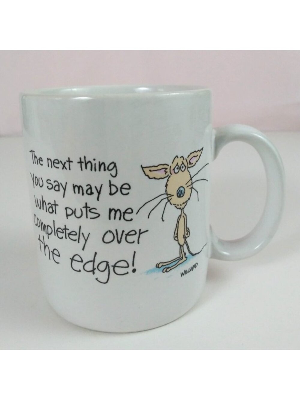 1988 Shoebox Greetings The Next Thing You Say Coffee Cup